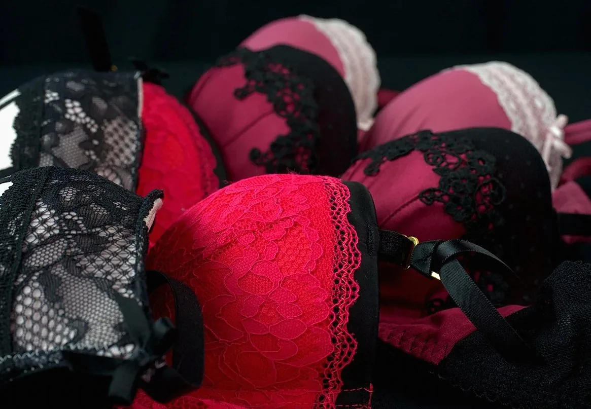 bra, underwear, lingerie, fashion, sensual, female, red, attractive, beauty